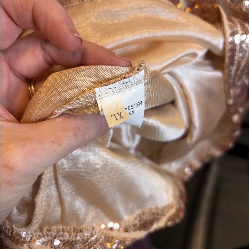 Sequin Geometric Pattern Dress - Picture 5 of 6